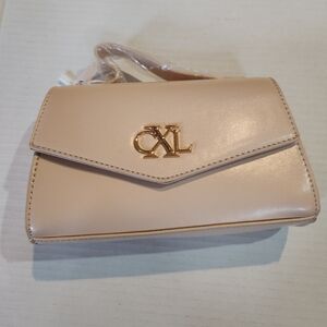 CXL Christian Lacroix Nude Laine Matte Patent Crossbody Bag NWT